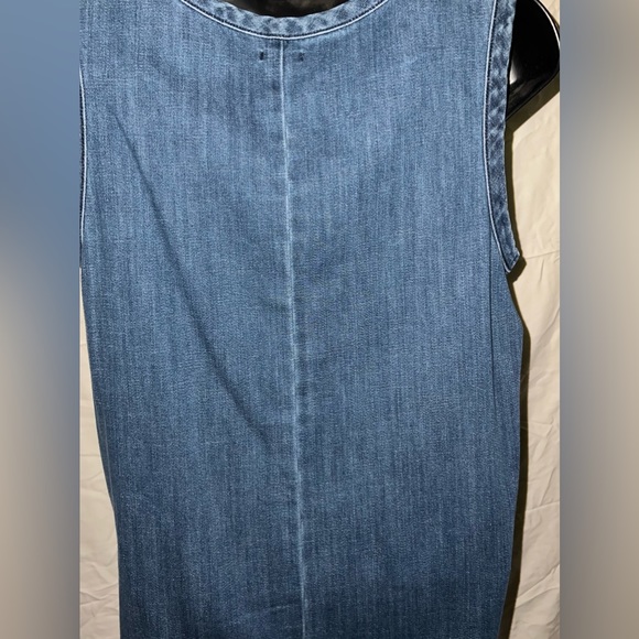 Aerie Denim Midi Dress with Nautical Knots & Frayed Hem - Picture 4 of 5